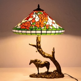 Stolová lampa z farebného...